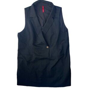 NEW SPANX The Perfect Vest Dress Black Sleeveless Blazer Dress | 3X